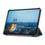 iPad mini 7 (2024) / mini 6 (2021) Skin Texture TPU Leather Tablet Case with 3-folding Holder - Green