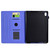 iPad mini 7 (2024) / mini 6 (2021) Solid Color Fiber Texture Smart Tablet Leather Case - Purple