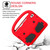 iPad mini 7 (2024) / mini 6 (2021) Sparrow Style EVA Material Children Shockproof Tablet Case - Red