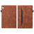 iPad mini 7 (2024) / mini 6 (2021) Splicing Shockproof Leather Tablet Case - Brown