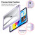 iPad mini 7 (2024) / mini 6 (2021) Transparent Acrylic Tablet Case - Pink