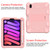 iPad mini 7 (2024) / mini 6 (2021) Two-Color Robot Shockproof Silicone + PC Protective Tablet Case with Holder & Pen Slot - Rose Gold iPad mini 7 (2024) / mini 6 (2021) Two-Color Robot Shockproof Silicone + PC Protective Tablet Case with Holder & Pen Slot - Rose Gold
