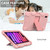 iPad mini 7 (2024) / mini 6 (2021) Two-Color Robot Shockproof Silicone + PC Protective Tablet Case with Holder & Pen Slot - Rose Gold iPad mini 7 (2024) / mini 6 (2021) Two-Color Robot Shockproof Silicone + PC Protective Tablet Case with Holder & Pen Slot - Rose Gold