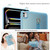 iPad mini 7 (2024) / mini 6 (2021) Wristband Holder PC Hybrid TPU Soft Tablet Case - Blue