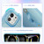 iPad mini 7 (2024) / mini 6 (2021) Wristband Holder PC Hybrid TPU Soft Tablet Case - Blue