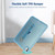 iPad mini 7 (2024) / mini 6 (2021) Wristband Holder PC Hybrid TPU Soft Tablet Case - Blue