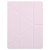 iPad mini 7 (2024) / mini 6 (2021) ZGA Genre Series Y-Fold Leather Tablet Case with Pen Slot - Pink