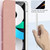 iPad mini 7 (2024) / mini 6 (2021) ZGA Genre Series Y-Fold Leather Tablet Case with Pen Slot - Pink