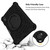 iPad mini 7 (2024) / mini 6 (2021) Spider King Silicone Protective Tablet Case - Black