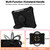 iPad mini 7 (2024) / mini 6 (2021) Spider King Silicone Protective Tablet Case - Black