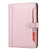 iPad mini 7 (2024) / mini 6 (2021) Calf Texture Double Fold Clasp Horizontal Flip Leather Smart Tablet Case - Rose Gold