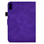 Peony Butterfly Embossed Leather Smart Tablet Case iPad mini 7 (2024) / mini 6 (2021) - Purple