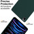 iPad Pro 12.9 2018/2020/2021/2022 Oil Spray Skin-friendly TPU Tablet Case - Deep Green
