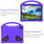 iPad Pro 12.9 2018-2023 EVA Shockproof Tablet Case with Holder - Purple