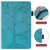 iPad Pro 12.9 2022 / 2021 / 2020 Life Tree Series Horizontal Flip Leather Tablet Case - Lake Blue