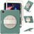 iPad Pro 12.9 2022 / 2021 360 Degree Rotation PC + TPU Protective Tablet Case with Holder & Hand-strap - Jade Green