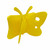 Butterfly Bracket Style EVA Children Shockproof Protective Case iPad 10.2 2021 / 2020 / 2019 / 10.5 - Yellow