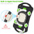 Cute Cat King Kids Shockproof Silicone Tablet Case with Holder & Shoulder Strap & Handle iPad 10.2 2019 / 2020 / 2021 / Pro 10.5 - Black Green