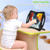 Cute Cat King Kids Shockproof Silicone Tablet Case with Holder & Shoulder Strap & Handle iPad 10.2 2019 / 2020 / 2021 / Pro 10.5 - Black Green