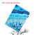 iPad 10.2 / Air 10.5  - 2019 Colored Drawing Horizontal Flip PU Leather Case with Holder & Card Slot & Sleep / Wake-up Function - Blue Marble