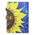iPad 10.2 / Air 2019 / Pro 10.5 Colored Drawing Stitching Horizontal Flip Leather Case, with Holder & Card Slots & Sleep / Wake-up Function - Sunflower
