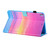 iPad 10.2 / iPad Air 10.5 2019 Sewing Thread Horizontal Painted Flat Leather Case with Pen Cover & Anti Skid Strip & Card Slot & Holder & Sleep / Wake-up Function - Sunrise