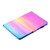 iPad 10.2 / iPad Air 10.5 2019 Sewing Thread Horizontal Painted Flat Leather Case with Pen Cover & Anti Skid Strip & Card Slot & Holder & Sleep / Wake-up Function - Sunrise