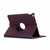 iPad 10.2 / iPad Air 2019 10.5 / iPad 10.2 2020 Litchi Texture Horizontal Flip 360 Degrees Rotation Leather Case - Purple