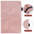 iPad 10.2 / iPad Pro 10.5 inch Life Tree Series Horizontal Flip Leather Case with Holder & Card Slots & Pen Slot & Sleep / Wake-up Function - Rose Gold