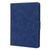 iPad 10.2 2019 / 2020 / 2021 Calf Texture Horizontal Flip Leather Tablet Case - Dark Blue
