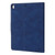 iPad 10.2 2019 / 2020 / 2021 Calf Texture Horizontal Flip Leather Tablet Case - Dark Blue