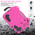 iPad 10.2 2019 / 2020 / 2021 Ice Baby EVA Shockproof Hard PC Tablet Case - RoseRed+Black
