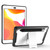 iPad 10.2 2019 360 Degree Rotation PC + Silicone Protective Case with Holder & Hand-strap - White