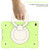 iPad 10.2 2019/10.2 2020/10.2 2021 Silicone + PC Full Body Protection Tablet Case With Holder & Strap - Green
