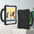 iPad 10.2 2019/2021/2022 Handle Football Shaped EVA Shockproof Tablet Case - Black