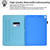 iPad 10.2 2020 & 2019 Sewing Pen Slot Leather Tablet Case - Wildebeest