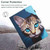 iPad 10.2 2020 / 2019 Painted Pattern Stitching Smart Leather Tablet Case - Blue Cat iPad 10.2 2020 / 2019 Painted Pattern Stitching Smart Leather Tablet Case - Blue Cat