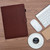 iPad 10.2 2020 / 2019 Solid Color Fiber Texture Smart Tablet Leather Case - Brown