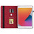 iPad 10.2 2020 / Air 2019 Big Butterfly Embossed Smart Leather Tablet Case - Red