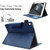 iPad 10.2 2020&2019 / Air 10.5 Suede Cross Texture Magnetic Clasp Leather Tablet Case - Blue iPad 10.2 2020&2019 / Air 10.5 Suede Cross Texture Magnetic Clasp Leather Tablet Case - Blue