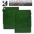 iPad 10.2 2020&2019 / Air 10.5 Suede Cross Texture Magnetic Clasp Leather Tablet Case - Green