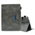 iPad 10.2 2020&2019 / Air 10.5 Suede Cross Texture Magnetic Clasp Leather Tablet Case - Grey
