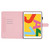 iPad 10.2 2021 / 2020 / 10.5 2019 Dot Pattern Leather Smart Tablet Case - White Green Dot