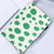 iPad 10.2 2021 / 2020 / 10.5 2019 Dot Pattern Leather Smart Tablet Case - White Green Dot