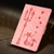 iPad 10.2 2021 / 2020 / 10.5 2019 Embossed Couple Cat Smart Tablet Leather Case - Pink