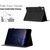 iPad 10.2 2021 / 2020 / 10.5 2019 Honeycomb Embossed Leather Smart Tablet Case - Black