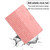 iPad 10.2 2021 / 2020 / 10.5 2019 Honeycomb Embossed Leather Smart Tablet Case - Pink
