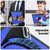 iPad 10.2 2021 / 2020 / 10.5 2019 Honeycomb Hand Grip Turntable Stand Tablet Case - Dark Blue