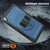 iPad 10.2 2021 / 2020 / 10.5 2019 Honeycomb Hand Grip Turntable Stand Tablet Case - Navy Blue