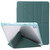 iPad 10.2 2021 / 2020 / 10.5 Clear Acrylic Deformation Leather Tablet Case - Dark Green